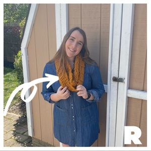 Mustard Infinity Scarf